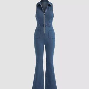 Cider denim jumpsuit